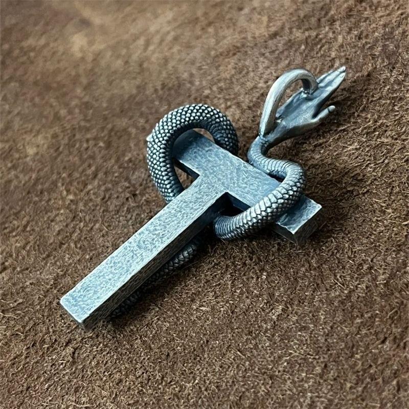 Theme Retro Snake Necklace Alloy Material Trendy Youth Gift Decoration Teens