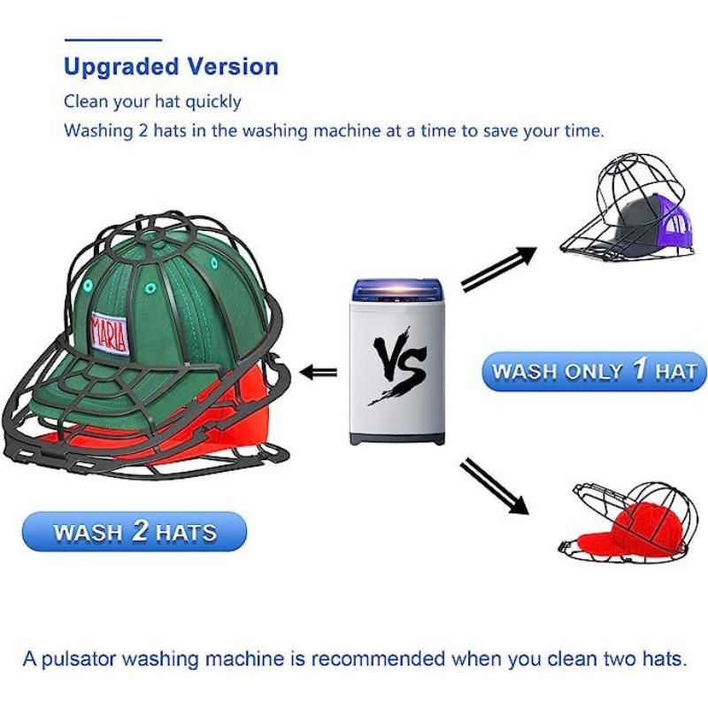 Deformation-proof Baseball Cap Washer, Creative Washing Machine Cap Washer, Protective Frame for Washing Caps, Storage Box