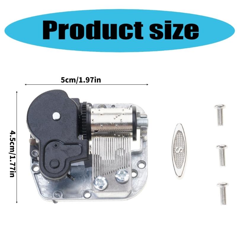 DIY 3D Print Piano Music Box Model Kit with Necessary Part Assembly Projects Screws Key Mechanical Music Box For Lab