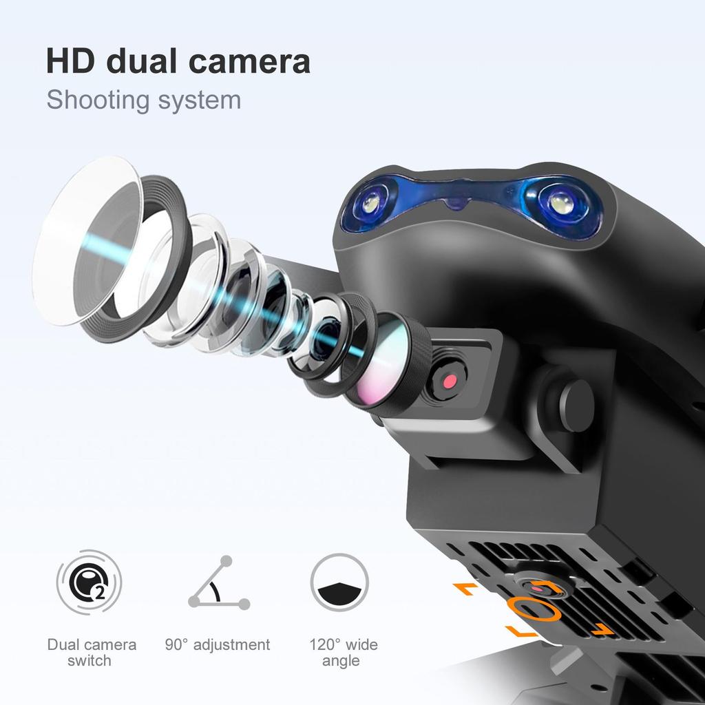 E99PRO K3 Foldable Drone with HD Camera, Long Battery Life, Remote Control, Four-Axis Aircraft Toy