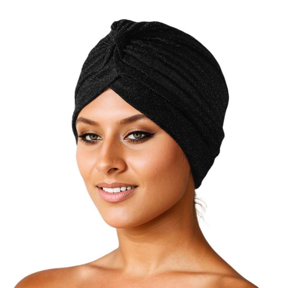 Elastic Twist Knot Turban Hat Wrap Style Cancer Chemo Hat New Islamic Headband  Women Headwear
