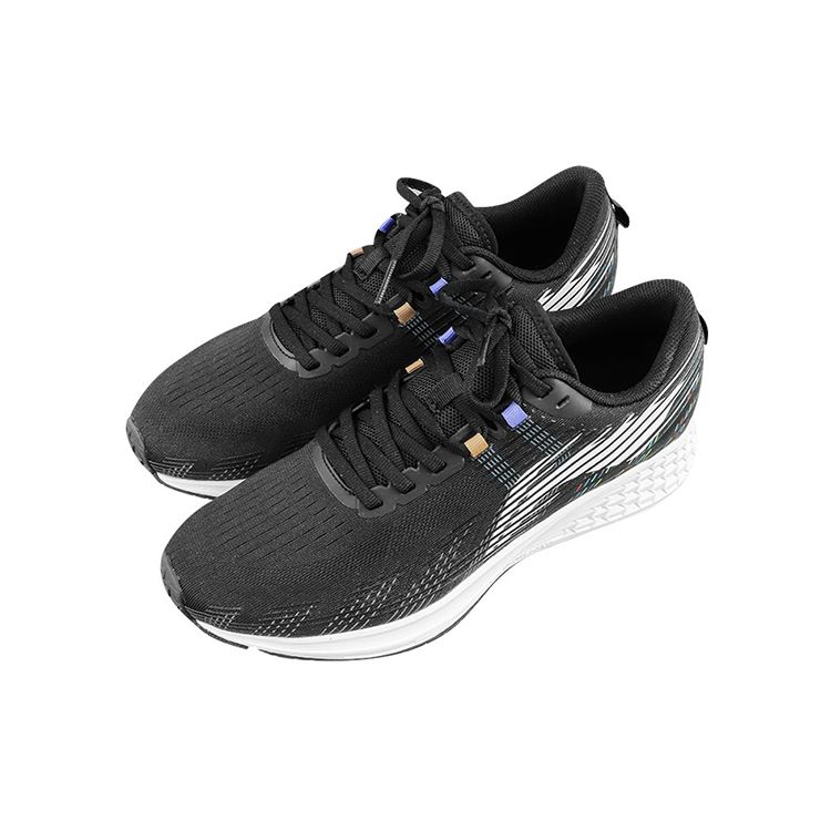 Li Ning Red Rabbit 4 Fabric Mesh Shock Absorption Non-Slip Wear-Resistant Breathable Low-Top Casual Shoes Men sneakers Black ARMR019-5