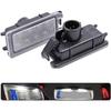 2 szt. LEDowe Lampki Tablicy Rejestracyjnej Lampka Numeru do Fiat 500 Dodge Viper J'eep Grand Cherokee Zasilane przez Wysokiej Mocy LED SMD Ksenonowy Biały Bez Błędów