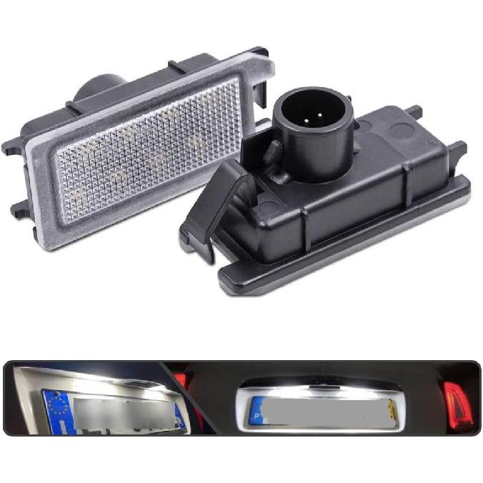 2 szt. LEDowe Lampki Tablicy Rejestracyjnej Lampka Numeru do Fiat 500 Dodge Viper J'eep Grand Cherokee Zasilane przez Wysokiej Mocy LED SMD Ksenonowy Biały Bez Błędów