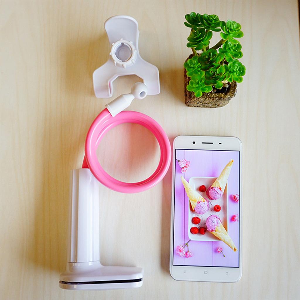 Universelle Handy-Faulhalterung Flexibler Schwanenhals Handyhalterung Bett Schreibtisch Klipphalter für Mobiltelefon