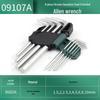SATA 9-Piece Extra Long Hex Key Wrench Set