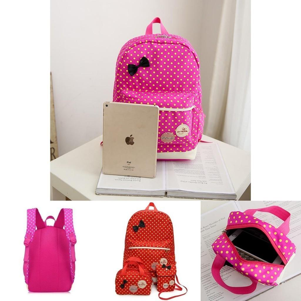 3pcs/set Large Capacity Kids Backpack Schoolbag Lunch Box Wear Resistant And Breathable Suitable For Teens And Students