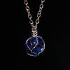 Green Blue Luminous Ball Neck Chain Glass Luminous Pendant Creative Luminous Glass Necklace  Party