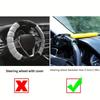 Heavy Duty Steering Wheel Lock Car Anti Theft Device Stainless Steel Universal Enhanced Vehicle Security