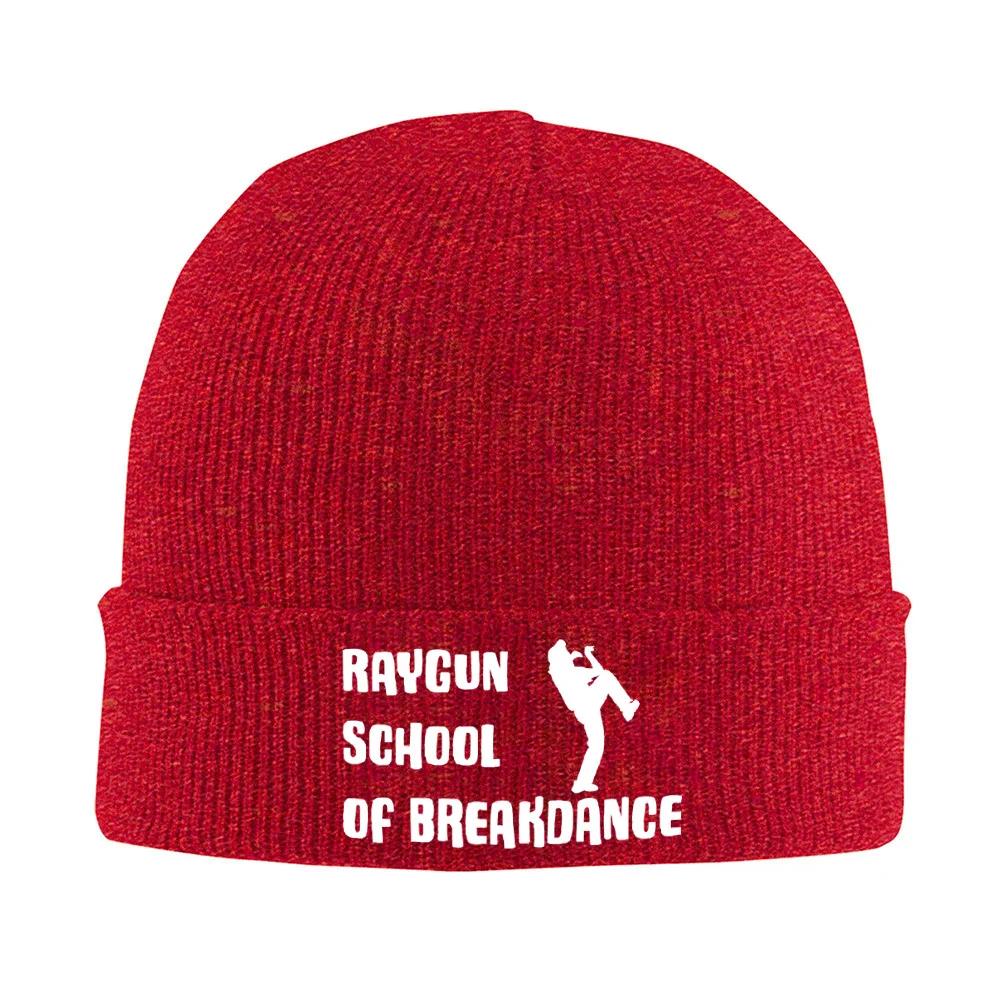 Raygun school breakdance dancer silhouette Unisex Women Unisex Knitted Hat Beanie Pullover Cap Winter Thermal Warm Christmas Outdoo