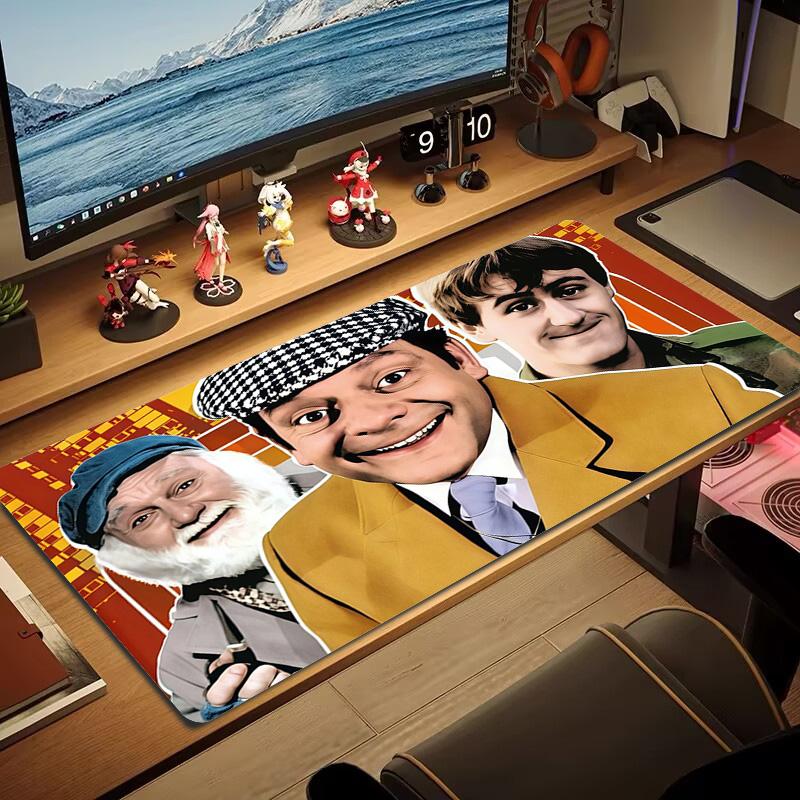 Only Fools and Horses Print  Cushion Non-slip Laptop Tablet Big Mousepad XXL Mat Mini PC Playmat With Lock Edge