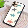Horses Pattern Collage Phone Case For iPhone 17 Air 16 15 14 Plus 12 13 Pro Max Shell Cover Coque