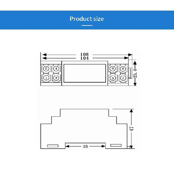 500v DC AC Voltage Sensor And Current Sensor 24v Power Supply
