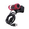 12M   Clip on Webcam Web Camera HD 360 Rotating Stand Built in Microphone for PC Silver