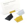 Gold Silver Metal Card Stand Sturdy Metal Place Card Stand Elegant Price Tag Clip  Event Decoration