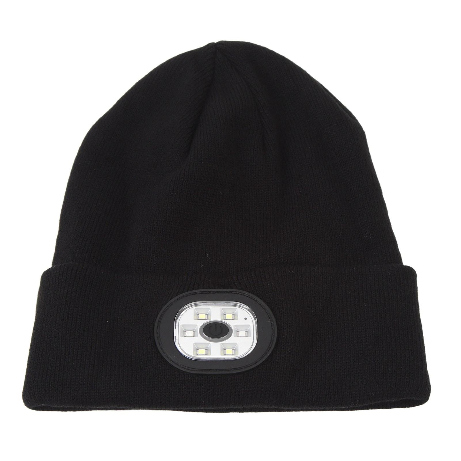 

LED Knitted Hat Multifunctional Warm High Brightness Outdoor Sports LED Hat with Light for Night