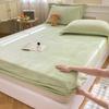 Soft Plush Warm Mattress Cover Winter Velvet Material Fitted Sheet Thickened Warm Bed Cover Mattress Protector Multiple Sizes