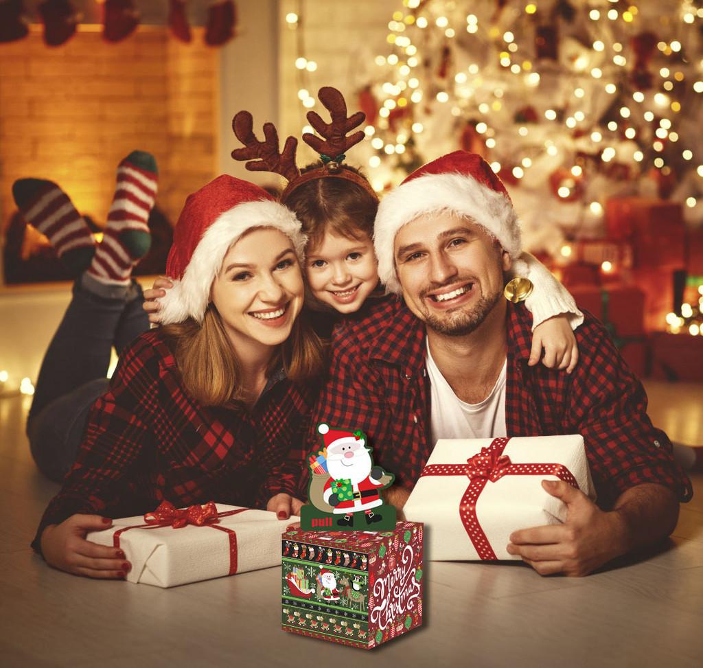 Weihnachtsparty-Atmosphären-Requisite mit rotem Muster für Feiern und Veranstaltungen