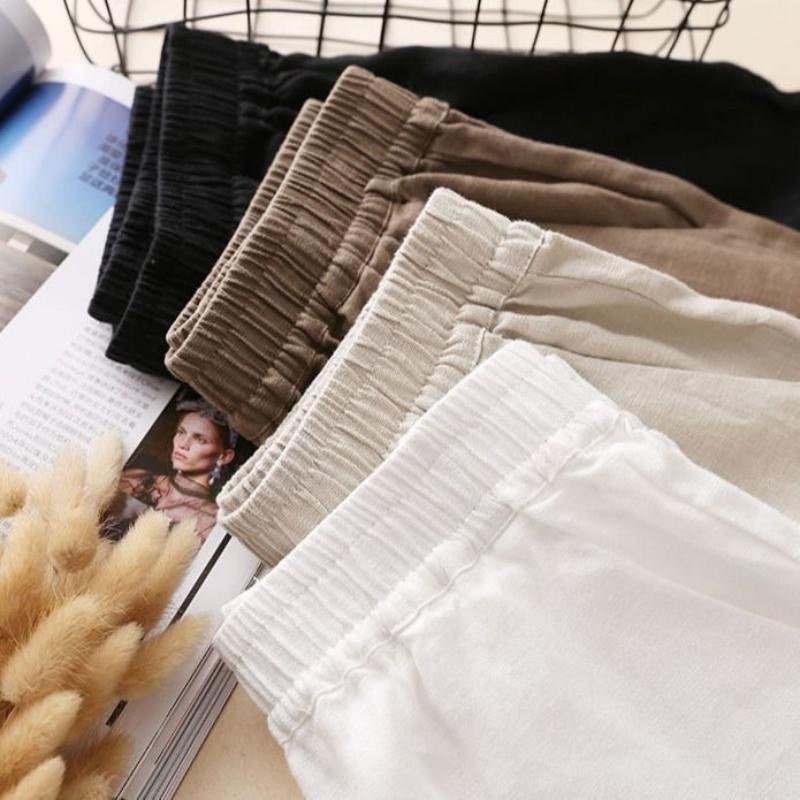 Damemote Uformelle bukser og capris i ensfarge