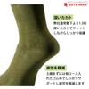 Strong Set of 3 40km Military Safety Black [Gutsman] Five-Toe Socks, (FS-01), March, Exercise, Five-Toe Socks, Durable, Mountaineering, Thick,