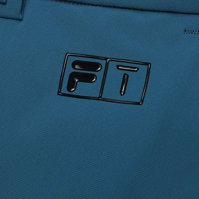 FILA Golf Series Solid Color Straight Leg Elite Knit Casual Pants Men pants Loco-Blue A11M415601F-DG