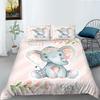 Cartoon Animal Series Bedding Three-Piece Polyester Dinosaur Digital Printing