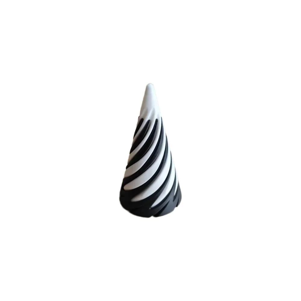 3D Printing Spiral Cone Pyramid Decompression Toy Creative Crossing Sculpture Stress Relief Gift
