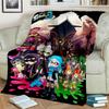 3D-Spiele Splatoon, PC-Gamer-Cartoon-Decke, weiche Überwurfdecke für Zuhause, Schlafzimmer, Bett, Sofa, Picknick, Reisen, Büro, Decke für Kinder