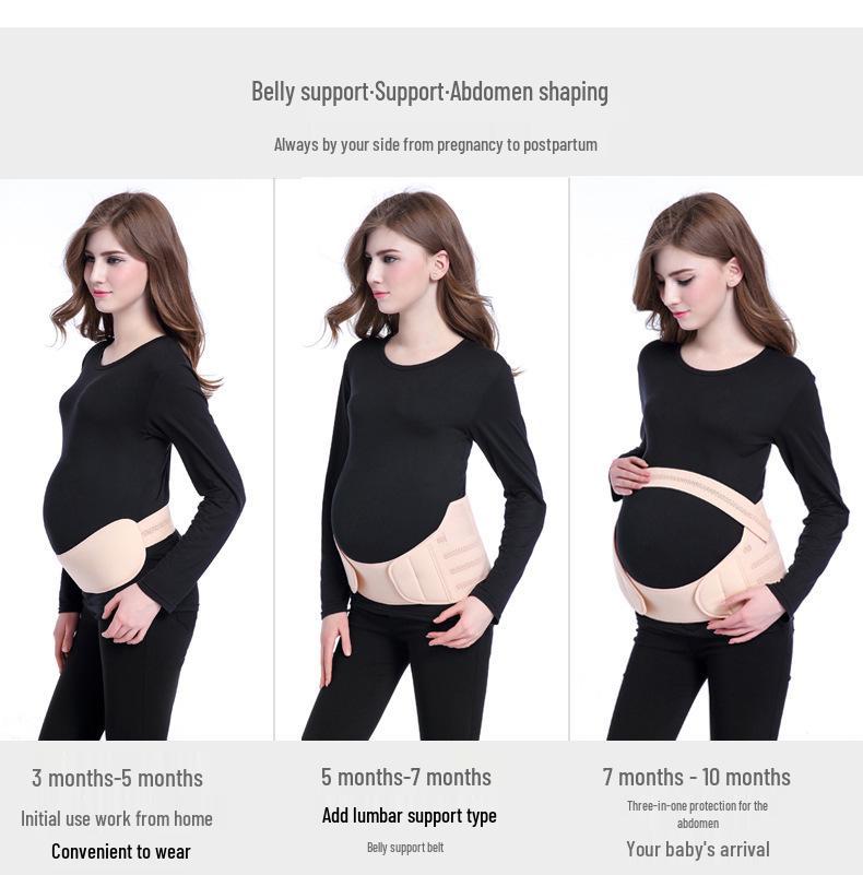 Adjustable Maternity Support Belt: Breathable, Comfortable, Relieves Back Pressure, Fetal Protection, Waist Support for Pregnant Women