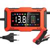 Smart Battery Charger 12V 6A – Lead-acid & Lithium Starting, Maintenance and Repair, Pink