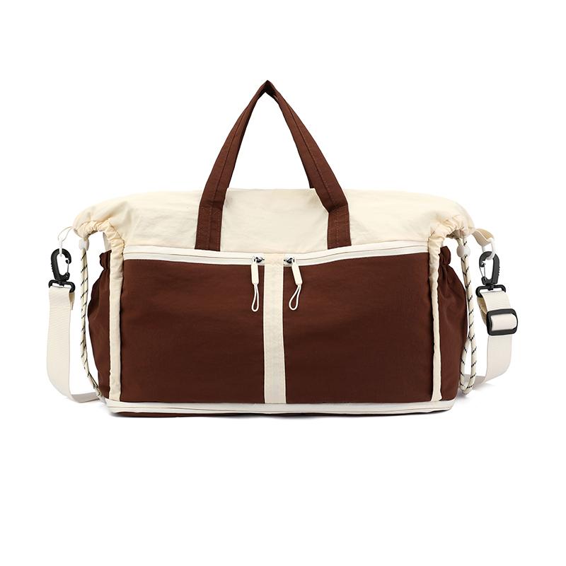 Extensible Large Capacity Shoulder Bag Women's Dry and Wet Separate Travel Bag Short Distance Duffel Bag