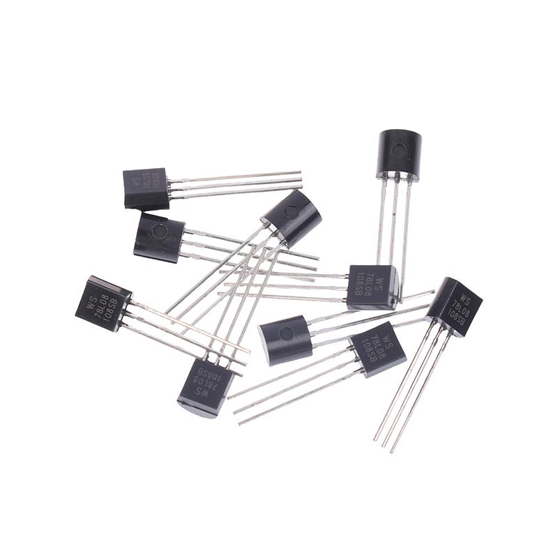 10Pcs Three-Terminal Voltage Regulator Ws78L05 78L06 78L08 78L09 78L12 Accessories