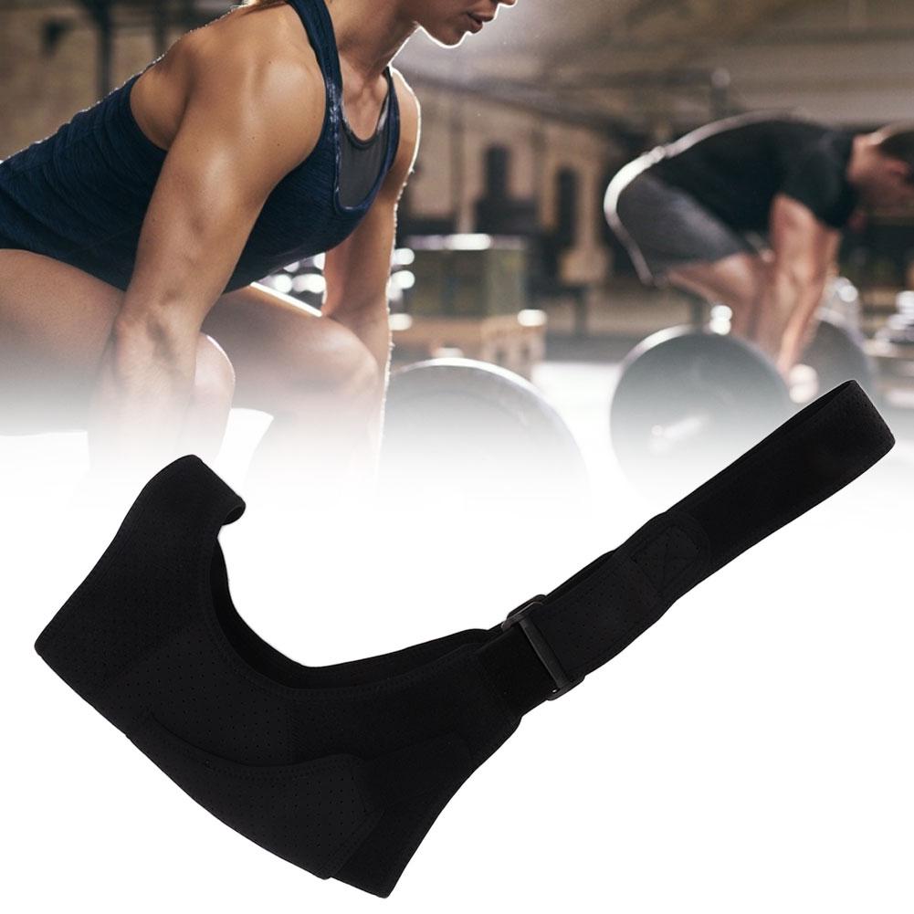 Adjustable Shoulder Brace Support with Pressure Pad Breathable Pain Relief Protection