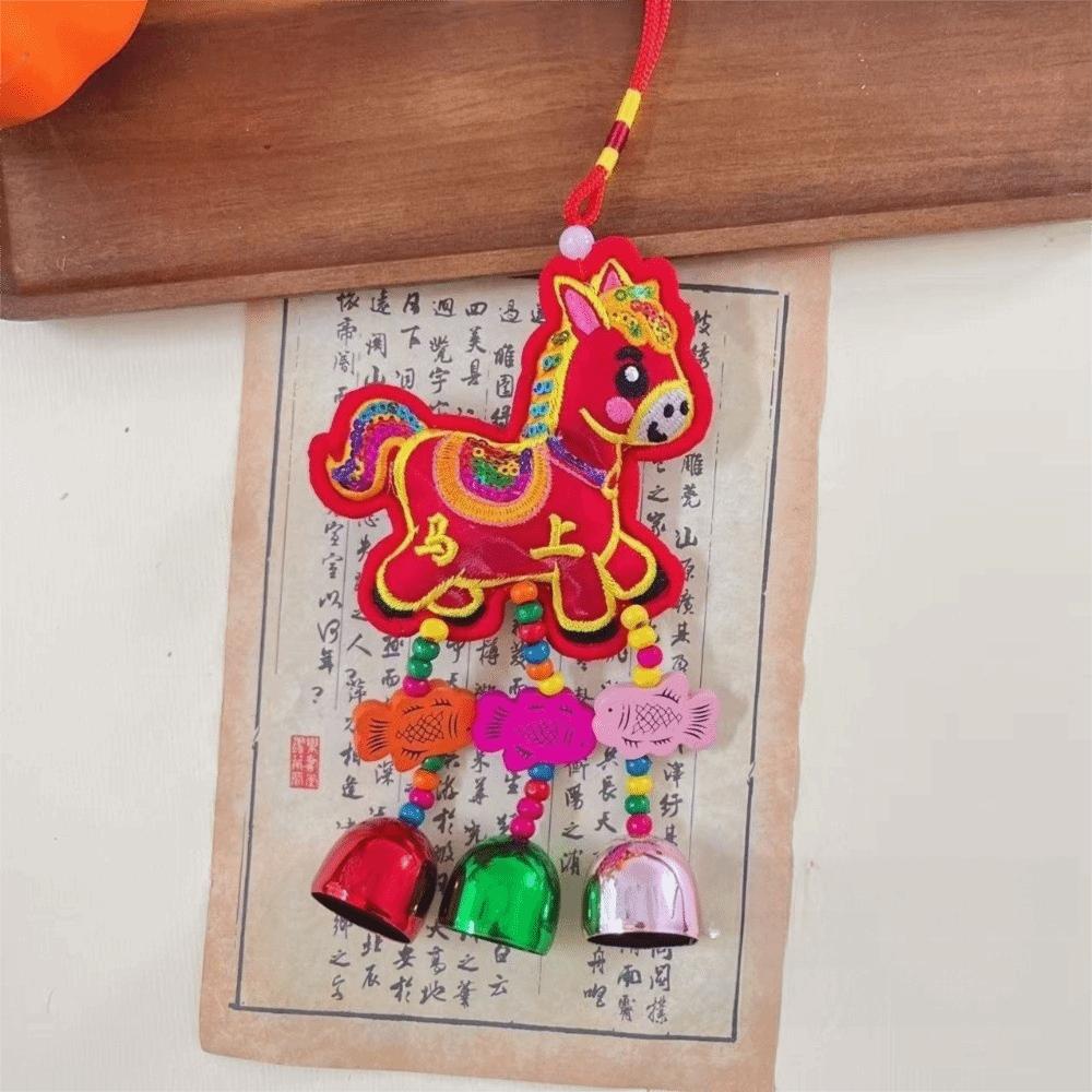 Embroidery Zodiac Sachet Pendant Door Hanging Hanging Tassel Sachet Spring Festival