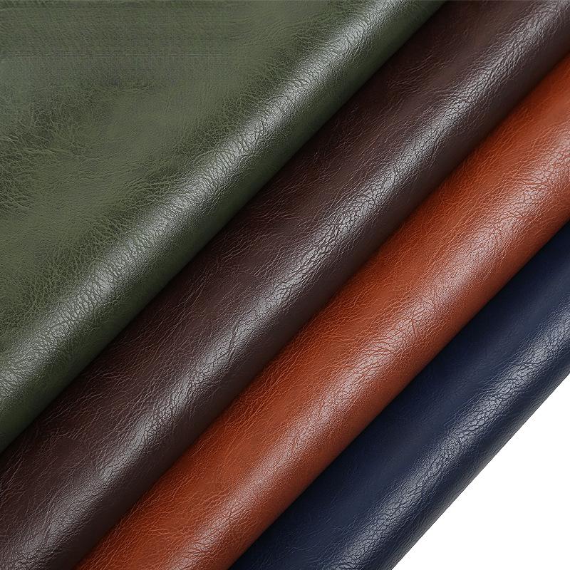 Crazy Horse Faux Leather Fabric: Waterproof PU Imitation for Sofa, Car, and Furniture Upholstery