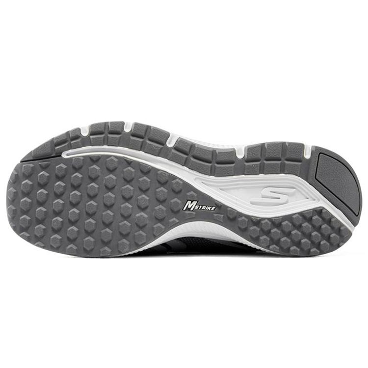 Skechers Go Run Comode Traspiranti Rete Ammortizzazione Resistenti Basse Scarpe da Corsa Uomo Sneaker Grigio Bianco 220371-GYW