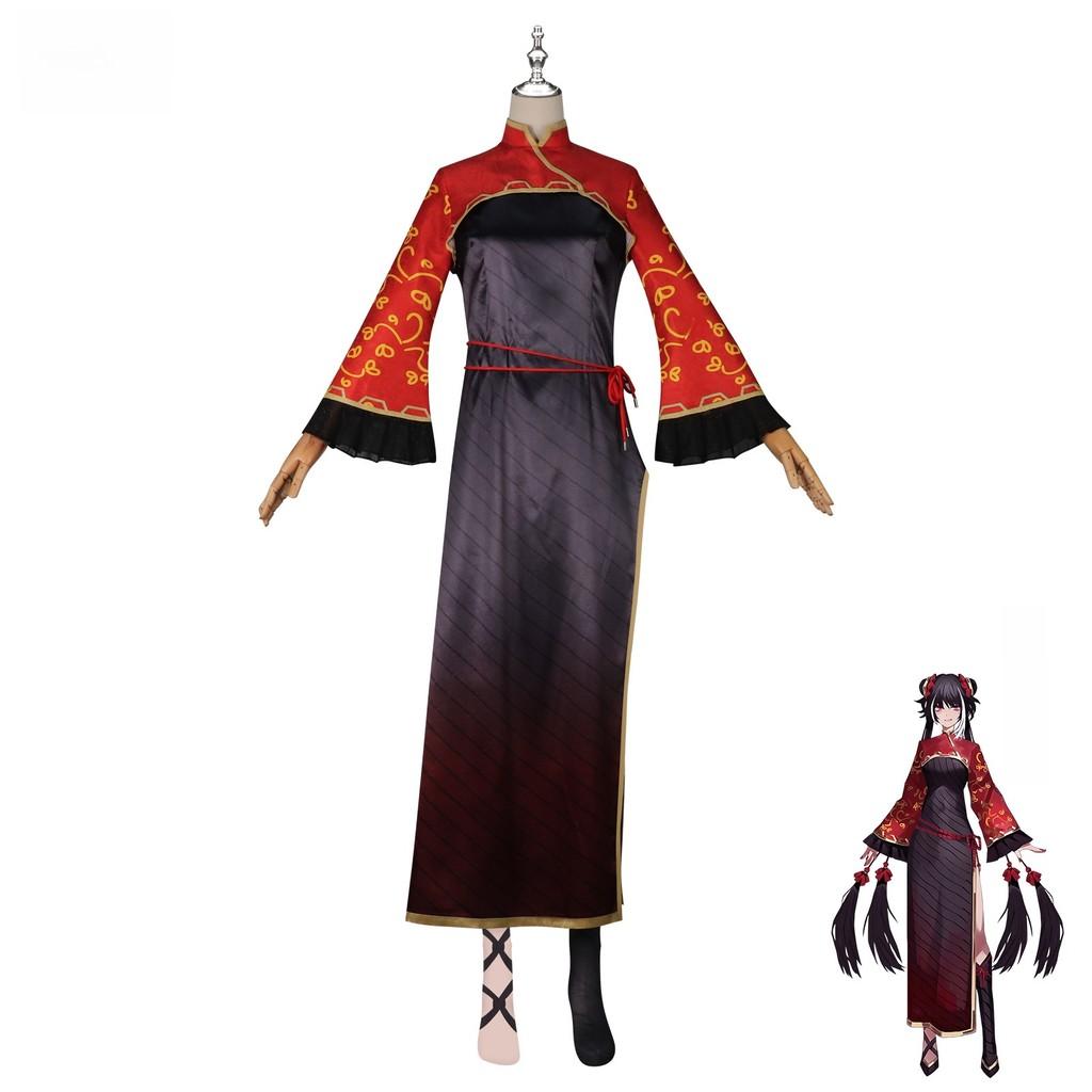 Edge Prison Bus Jia Xichun Cosplay Costume With Wigs For Anime Role Play