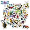 35pcs-50pcs Playful Nature Stickers Cartoon Insects Animal Stickers DIY Stickers For Guitar DIY Skateboard Laptop Luggage Decor