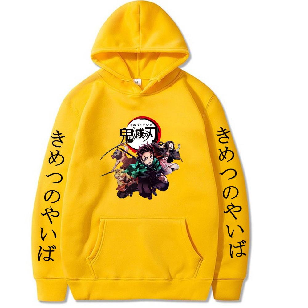 Popular Japanese Anime Autunm Printed Men's Hoodie Brand Hoody Y2K Clothes Vintage Fashion Unisex Long Sleeve