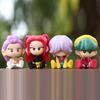 10pcs/Set Kpop Demon Hunters Action Figure Toy Derpys Tiger Rumi Mira Zoey Sussy Figurine Collection Model Doll For Fans Gift