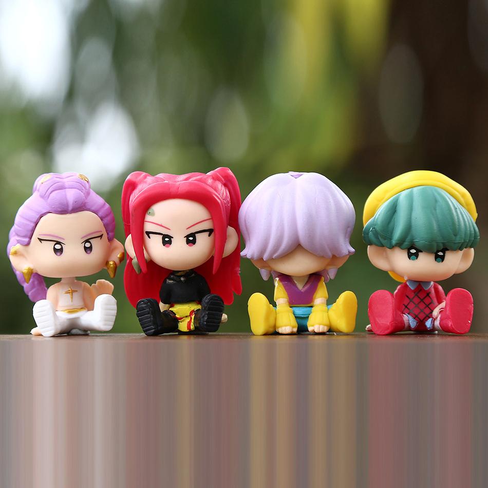 10pcs/Set Kpop Demon Hunters Action Figure Toy Derpys Tiger Rumi Mira Zoey Sussy Figurine Collection Model Doll For Fans Gift