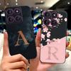 For Motorola Edge 60 Pro Case XT2507-1 Silicone Fashion Luxury A-Z Letters Shockproof Back Cover For Moto Edge 60Pro Phone Case