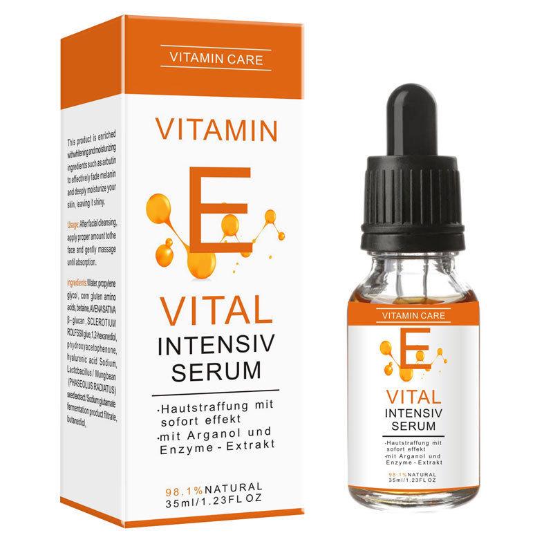 QIANSOTO Vitamin E Eye Serum: Reduces Wrinkles, Dark Circles, Eye Bags