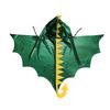 Unisex Green Dinosaur Cape Dragon Hooded Cloak Halloween Costumes Christmas Fancy Cloak Role Play Costumes Boys Girls