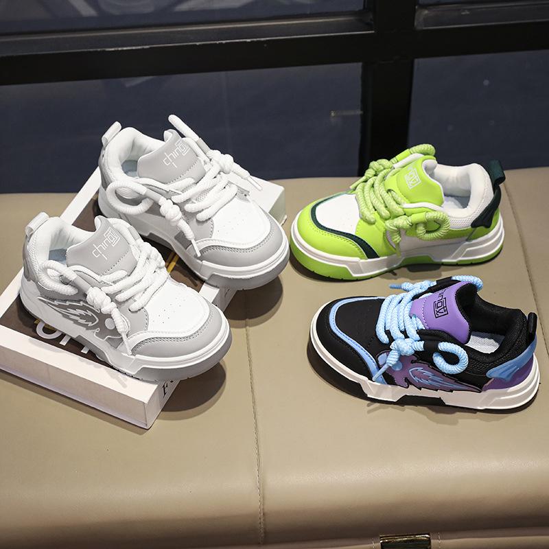 Buty Męskie Kolega Jesień Dziecięce Rekreacyjne Sportowe Buty Boardowe Dopasowanie Kolorów Trend Modowy Buty Chlebowe