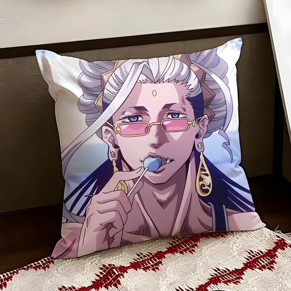 Anime RRecord of RRagnarok Cushion Cover Reversible Soft Durable Pillow Cover Home  Car MultiScene Use for Daily Comfort