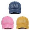 Dad Mom Embroidered Baseball Cap With Cotton Material For Summer Casual Style