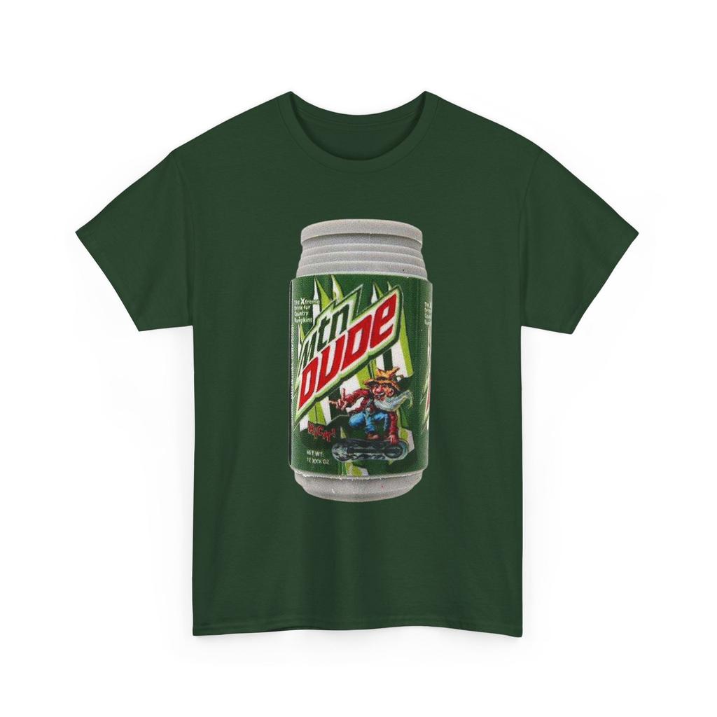 Wacky Packages Mountain Dude Soda Can Funny Mountain Dew Parody