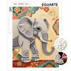 Elephant Theme Pearl Kit DIY 5D Rhinestone Art Craft for Adults and Kids Home Party Decoration Handmade Gift