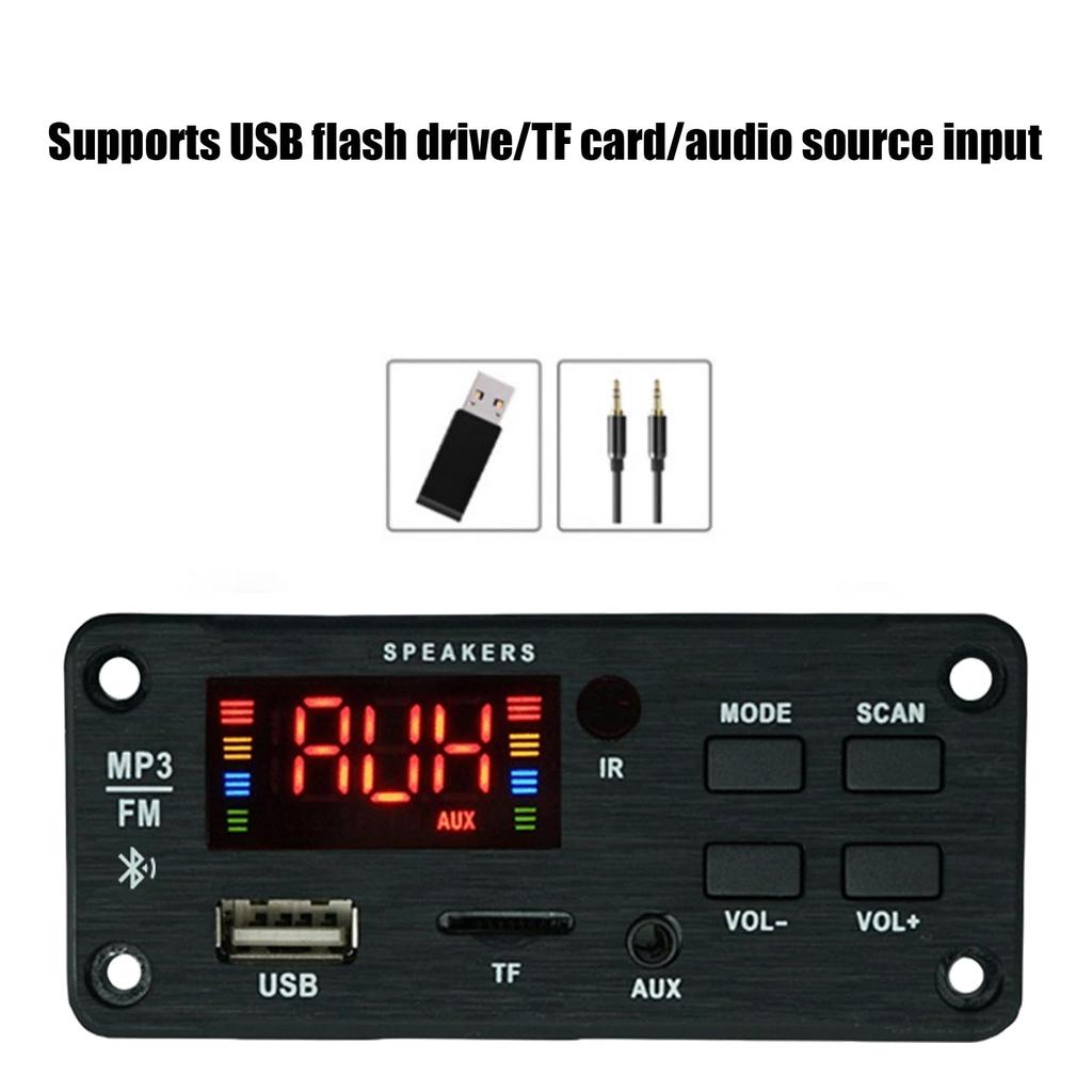 Car Audio - Remote Decoding Module - Wireless Operation, Lossless Sound Quality, Dual 25W